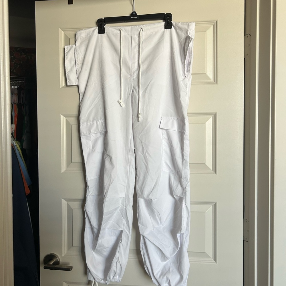 Amazon White Track Pants